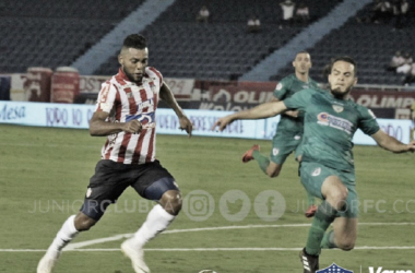 Miguel Ángel Borja debutó con gol y enamoró a la afición barranquillera