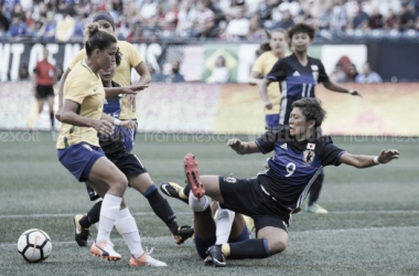 Brazil and Japan end an engaging encounter in a 1-1 draw