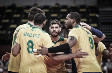 Brasil
derrota Tunísia, e time masculino de vôlei estreia nas Olimpíadas de Tóquio com
vitória&nbsp;