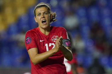 Brazil snaps Canada's winning streak with late winner