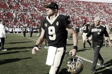 Drew Brees es baja por lesión en la mano