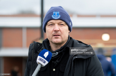 Everton Women's manager: Brian Sørensen (Photo by Emma Simpson/Everton FC via Getty Images)<br>