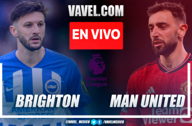 Brighton vs Manchester United EN VIVO, gol de Dalot (0-1)