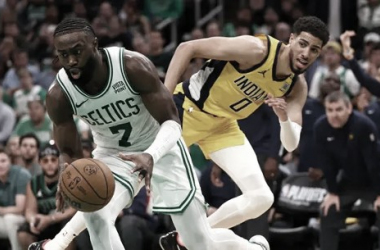 Jaylen Brown deslumbra en el TD Garden destrozando a Indiana