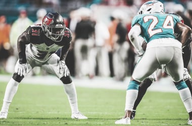 Los Buccaneers derrotaron apretadamente a los Dolphins