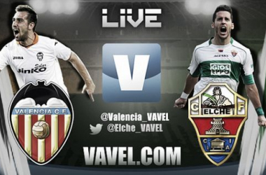 Resultado Valencia - Elche en Liga BBVA (2-1)