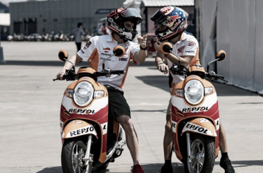 Marc Márquez y Dani Pedrosa conocen el circuito de Buriram