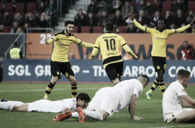 FC Augsburg 1-3 Borussia Dortmund: BVB close the gap at the top with second half display