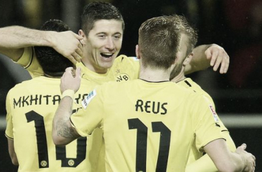 El Borussia Dortmund golea con un Lewandowski pletórico