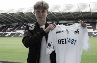 Swansea City sign George Byers