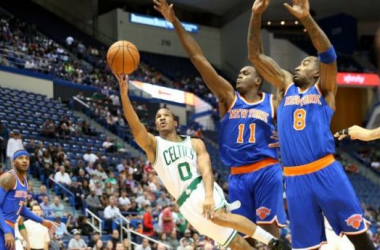 Boston Celtics Steam Roll The New York Knicks In Connecticut