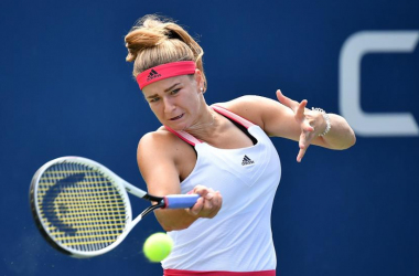 US Open: Karolina Muchova rolls into the third round
