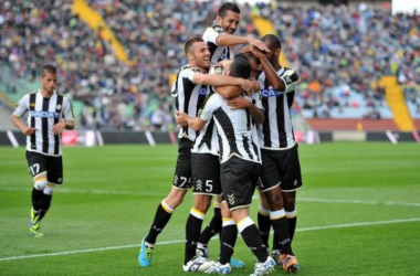 El Udinese gana tres puntos a balón parado