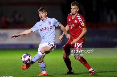 Hessenthaler in his time of Crawley facing off against Aston Villa U21’s in the Papa John’s Trophy (Photo: Warren Little/GettyImages)