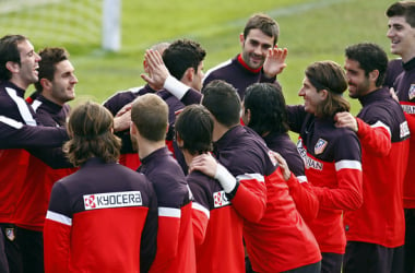 Penúltimo entrenamiento antes del derbi