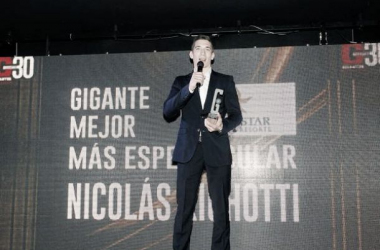 Richotti recoge su premio como jugador más espectacular de la Liga Endesa