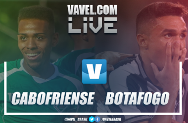 Cabofriense x Botafogo AO VIVO hoje no Campeonato Carioca (3-1)