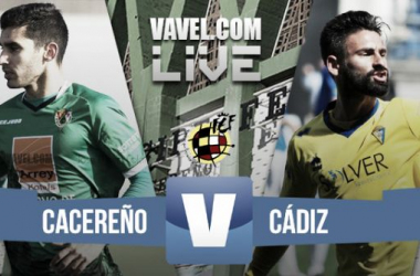 Resultado Cacereño - Cádiz en Segunda B 2015 (0-3)