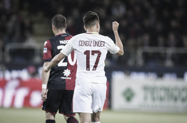 Serie A - Un buon Cagliari non basta: la Roma passa e mette un piede in Champions (0-1)