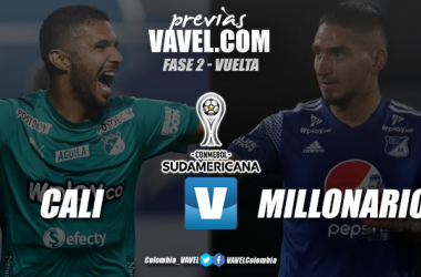 Previa Deportivo Cali vs Millonarios: partido de vuelta, Copa Sudamericana