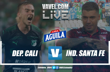 Resumen. Deportivo Cali vs Independiente Santa Fe por la fecha 17 de la Liga Aguila 2019-II