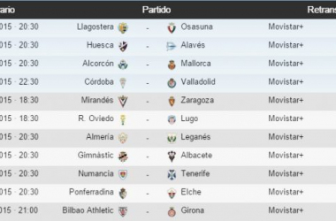 Horarios del Girona para las seis primeras jornadas de Liga Adelante