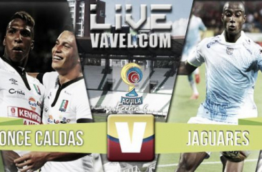 Resultado Once Caldas - Jaguares en la Liga Águila 2015-II (1-1)