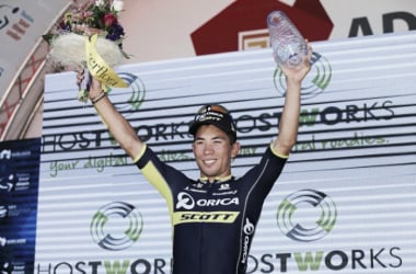 Caleb Ewan es el más rápido bajo el sofoco general