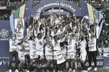 En una 'Linda noche', Deportivo Cali se coronó campeón de la Liga Femenina 2021