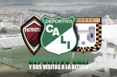 Deportivo Cali y sus visitas a la altura