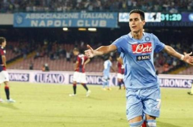 Napoli col botto, tre gol al Bologna