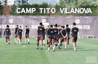 Último entreno antes de medirse al Deportivo