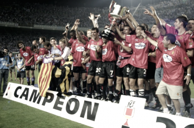 La hemeroteca: cuando el RCD Mallorca alzó la Copa del Rey en el Martínez Valero de Elche