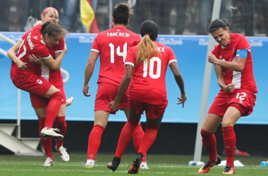 Rio 2016, Calcio Femminile - Il Canada sul velluto, tre a uno allo Zimbabwe