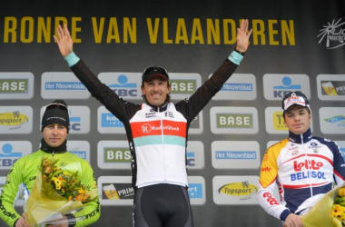 Tricampeão abandona e Cancellara fatura segundo Tour de Flanders