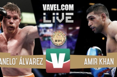 Fulmina Canelo Álvarez a Amir Khan con un espeluznante nocáut en el sexto asalto