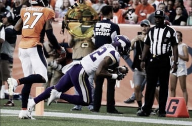 Vikings demuestra sus armas ante Denver