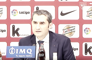 Ernesto Valverde: &quot;Perseveramos mucho en el juego&quot;