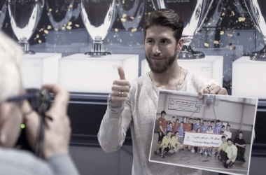 Sergio Ramos y la UEFA, juntos por la Cruz Roja