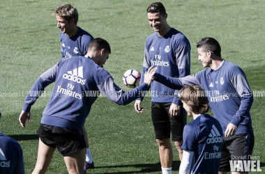 El Real Madrid realiza su última sesión de entrenamiento antes de visitar Butarque