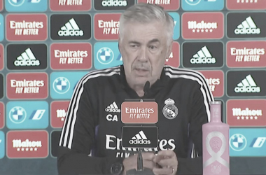 Ancelotti sobre el partido de Elche: "Nos vamos a jugar tres puntos que son los mismos que hemos sido capaces de ganar el domingo"