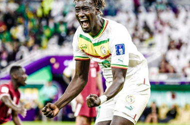 Diédhou celebrando un gol en el último mundial con su selección | Foto: Instagram del jugador