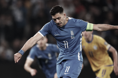 Goles y resumen del Grecia 5-0 Kazajistán en eliminatorias Euro 2024