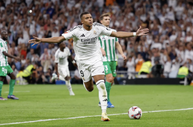 Un doblete de Mbappé da la victoria al Real Madrid frente al Real Betis