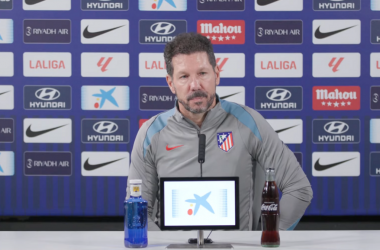 Simeone: "Sólo nosotros hemos ganado una liga a Barcelona y Real Madrid"