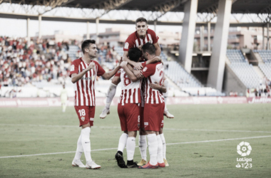 Real Zaragoza - UD Almería. Puntuaciones de la UD Almería de la jornada 28 de LaLiga 123