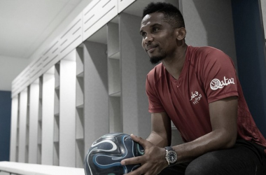 Eto'o sobre el Betis: "Espero que este año quede más cerca de los 'grandes'"