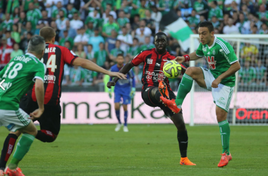 ASSE - OGC Nice : les aiglons prennent l&#039;eau à Geoffroy Guichard