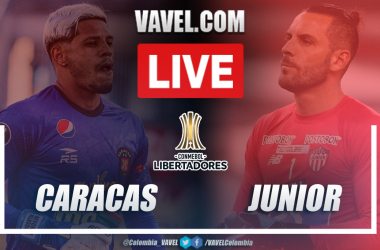 Resumen Caracas vs Junior (1-2) en ida de fase 2 por Copa Libertadores 2021