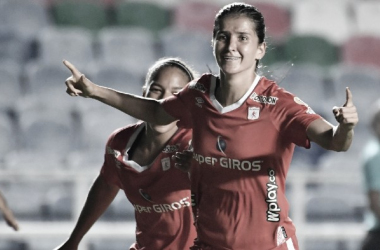 Carolina Pineda, la más destacada contra Corinthians FC
